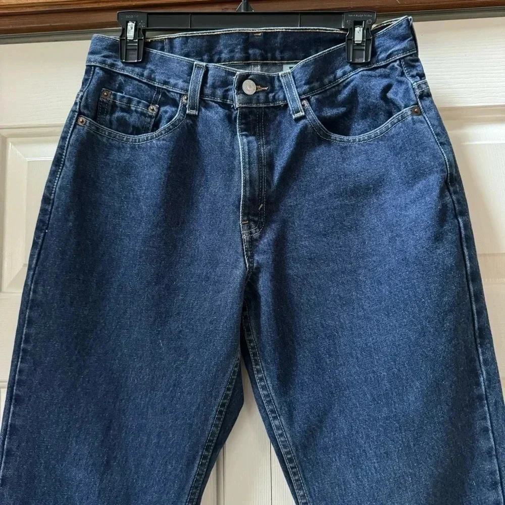 Levi’s Vintage 505 Lower Rise Straight Leg Blank Red Tab Jeans Women’s s…